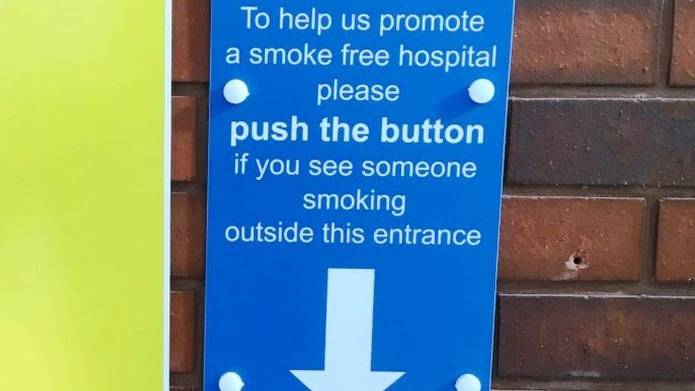 smoking alarm hospital