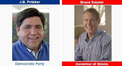 Click to enlarge Pritzker - Bruce Rauner