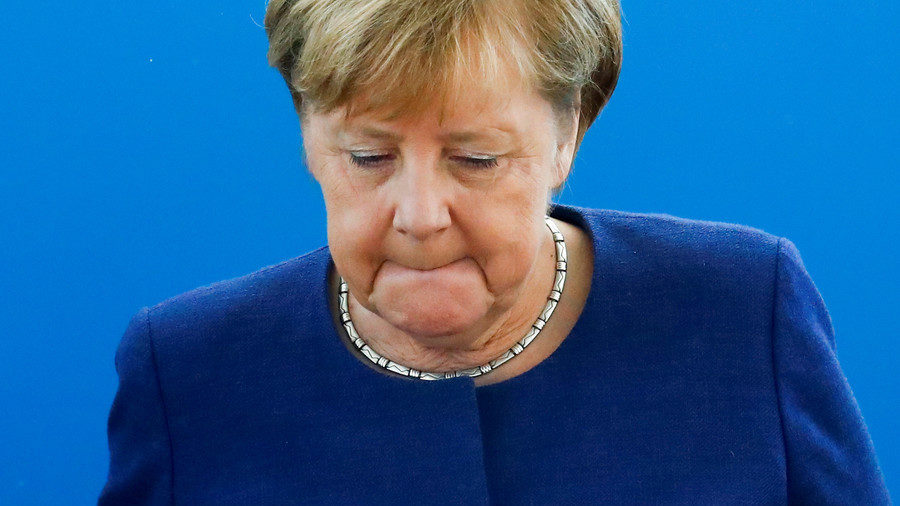 merkel serious