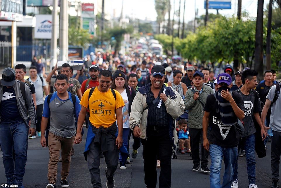 Click to enlarge third migrant caravan