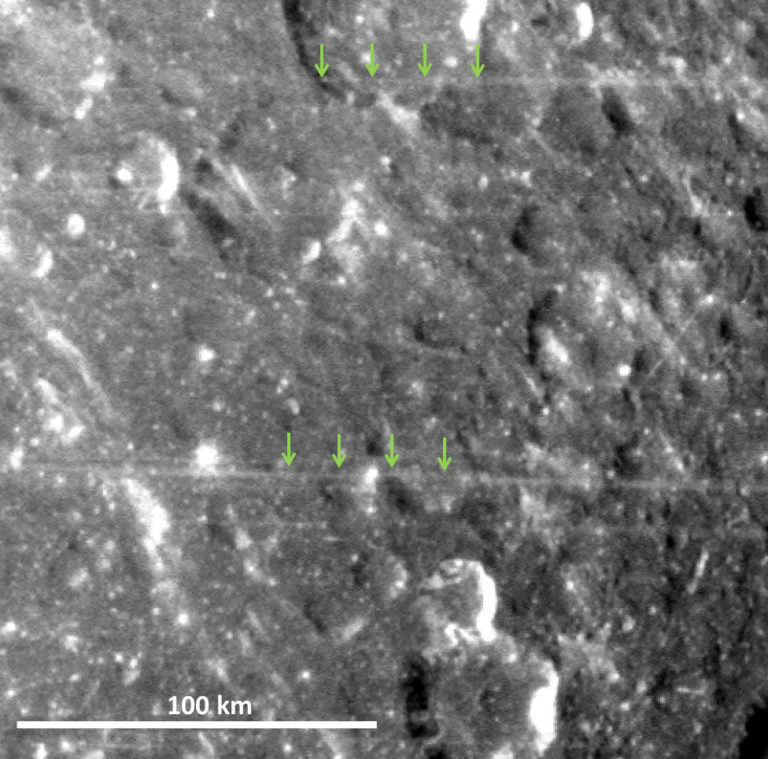 Dione's Lineaer Features