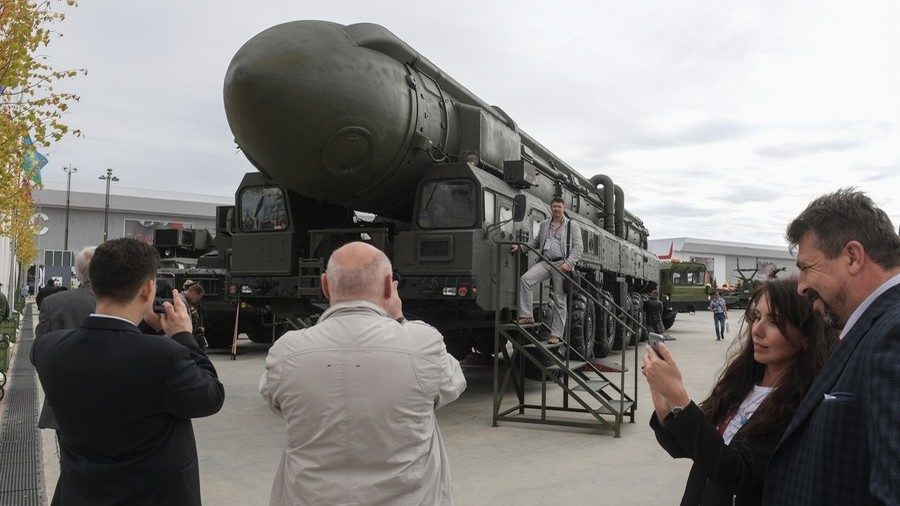 Russian ICBM Topol M launcher