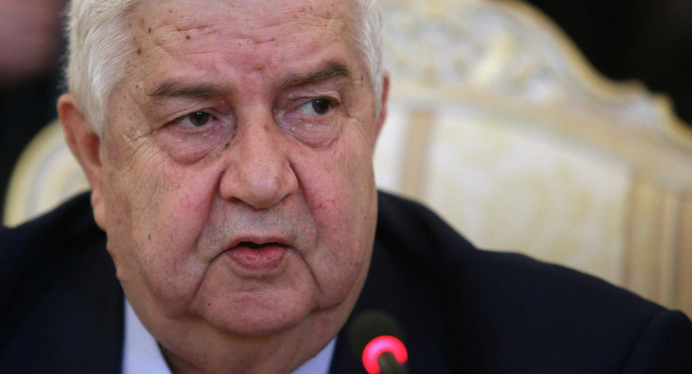 Syrian Foreign Minister Walid Muallem