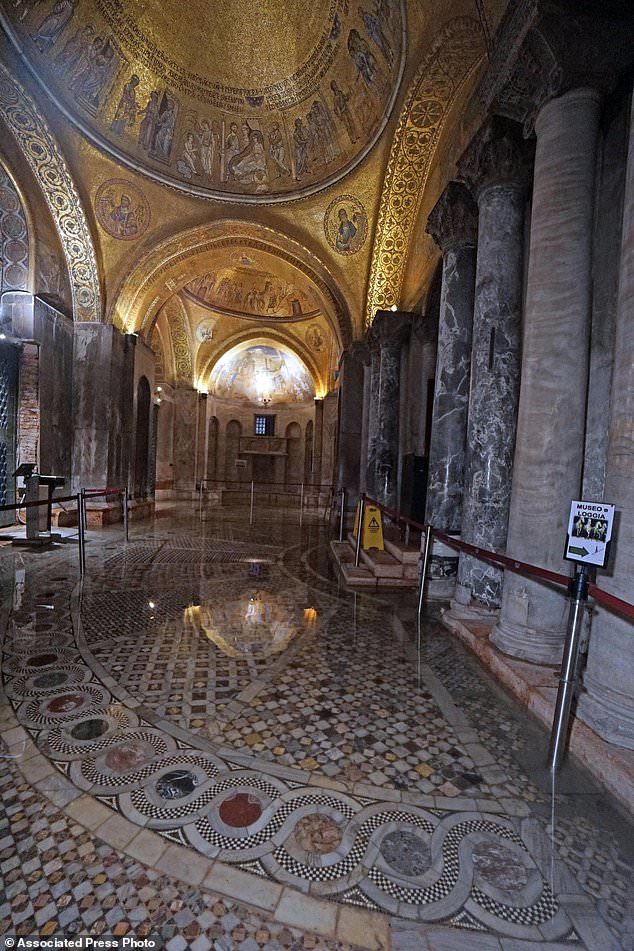 St. Mark's Basilica flooding Venice