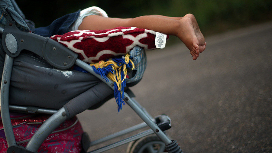 Click to enlarge baby in stroller