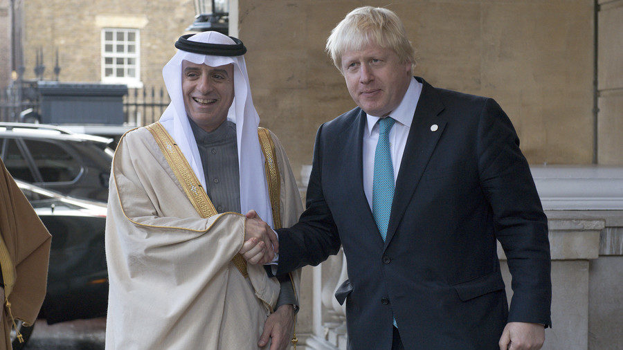 Boris Johnson Adel al-Jubeir