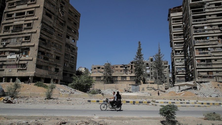 Click to enlarge War torn Duma, Syria