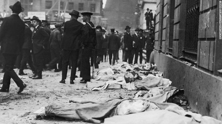 wall street bombing 1920
