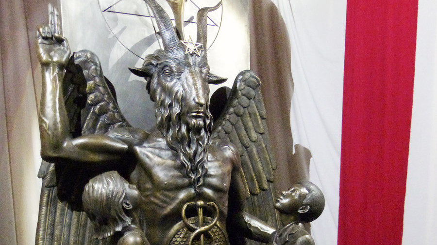 Satanism Baphomet statue