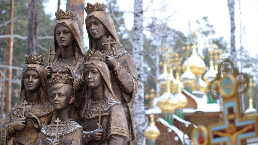 Romanov family monument Yekaterinburg