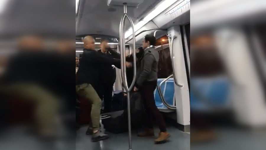 Man attacks commuters
