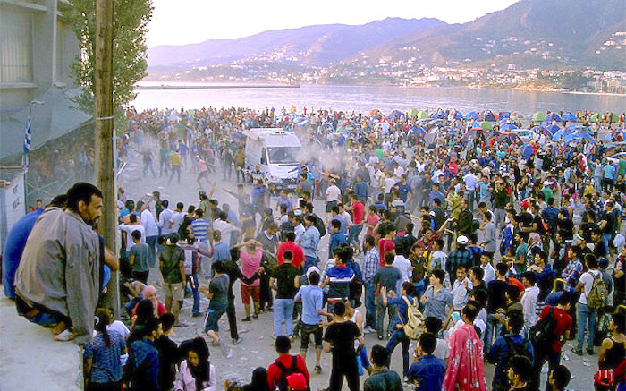 Click to enlarge Refugees Greece