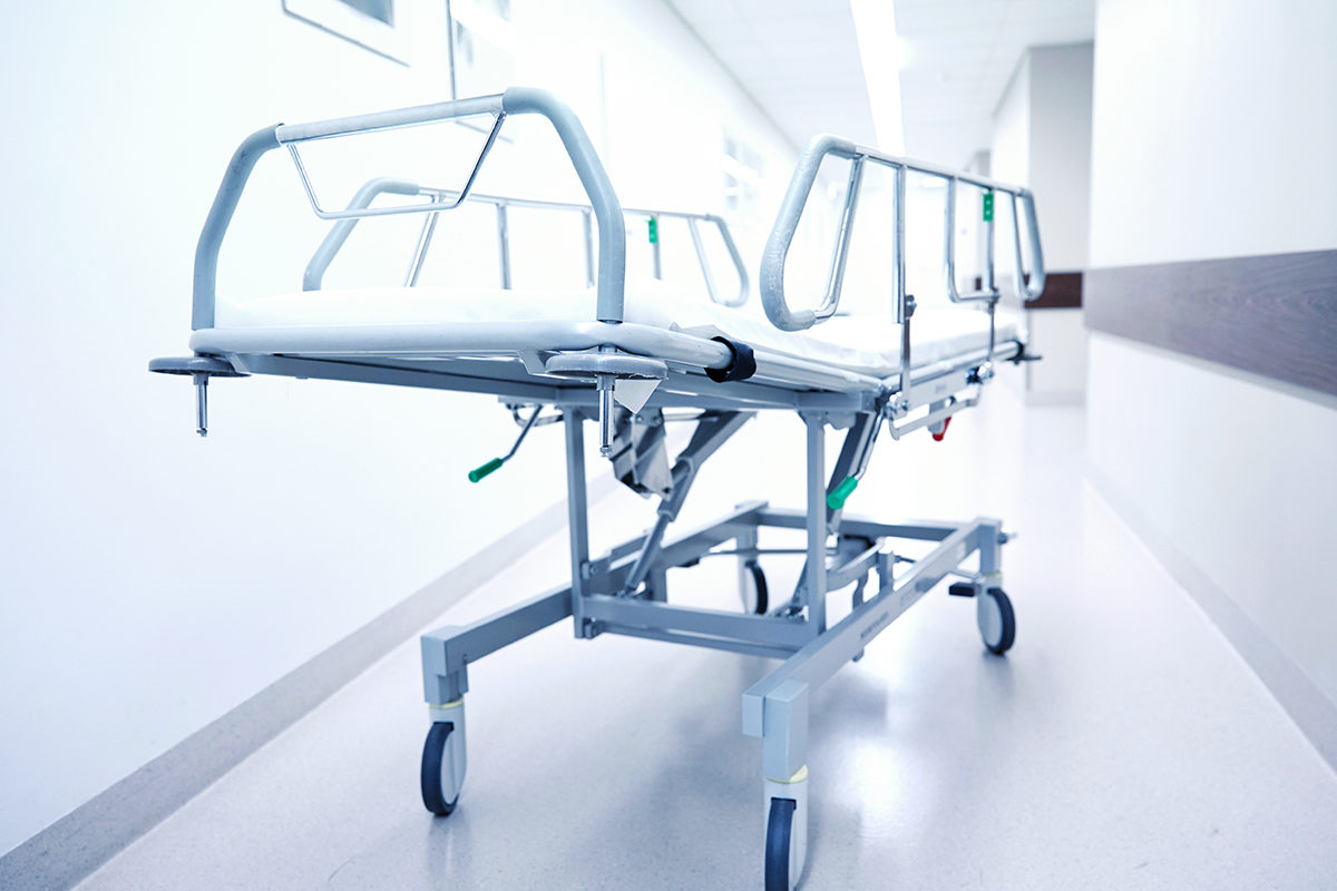 Click to enlarge hospital gurney