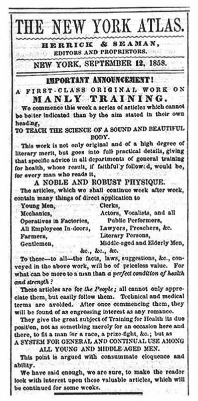 Click to enlarge ad walt whitman newspaper series