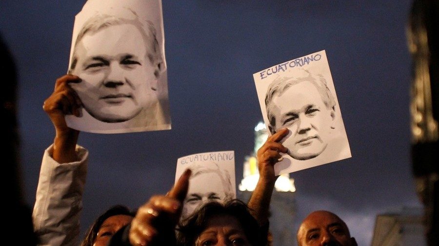 Click to enlarge Assange