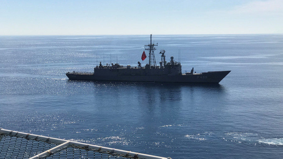Click to enlarge Turkish Navy frigate Gaziantep