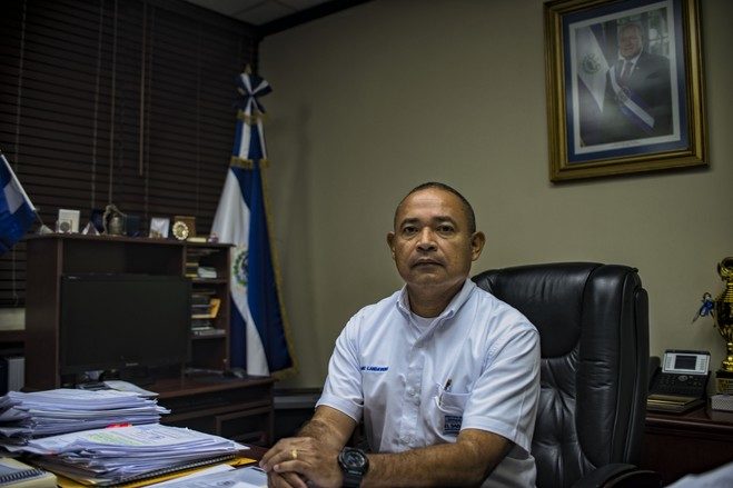 Click to enlarge El Salvador’s minister of justice and security