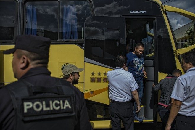 Salvadorans recently deported