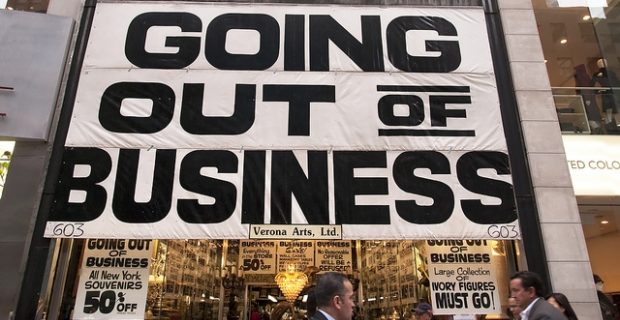 small business closing down