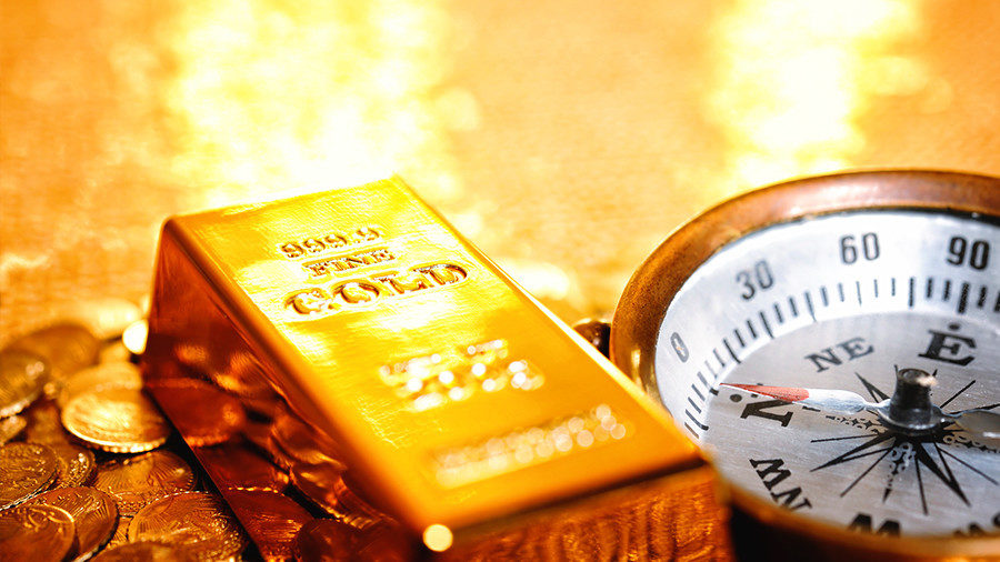Click to enlarge gold bricks compass