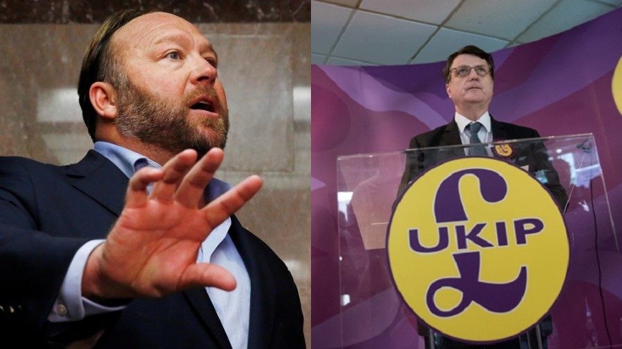 Alex Jonesw Gerard Batten UKIP