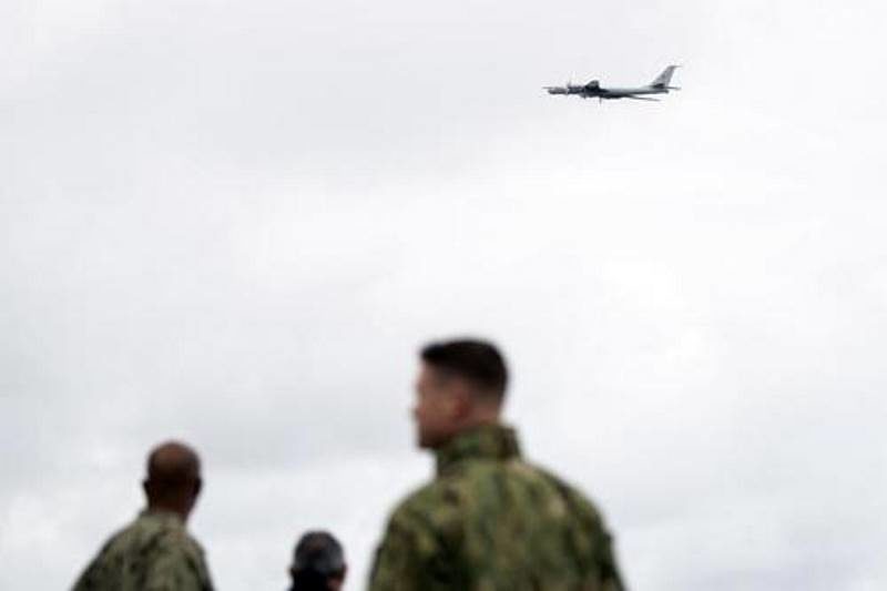 russian bomber jet flyover Nato