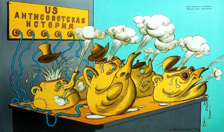 Anti-soviet hysteria cartoon