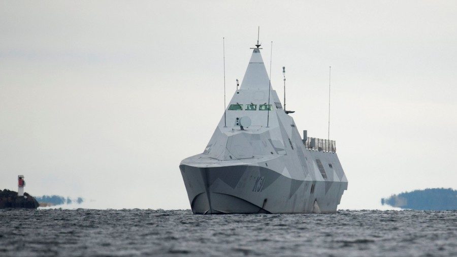 Swedish corvette HMS Visby