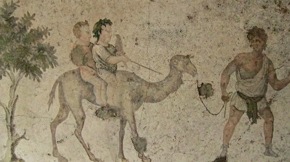 Click to enlarge camel mosaic children