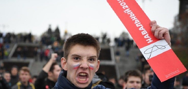 russia child protest
