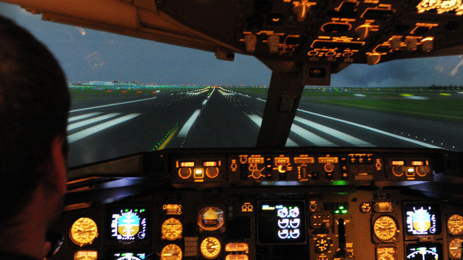 Airplane cockpit