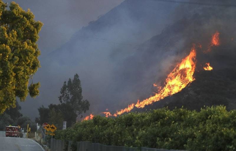 Click to enlarge Malibu Wildfire