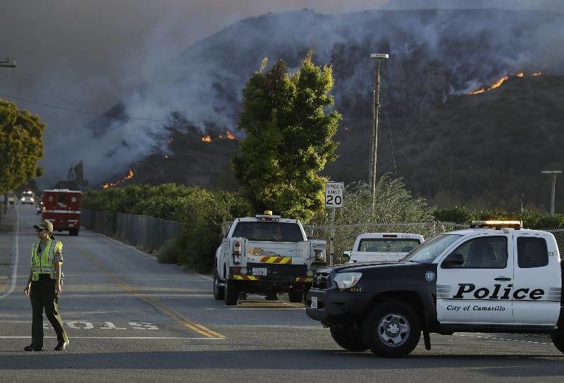 Click to enlarge malibu wildfire