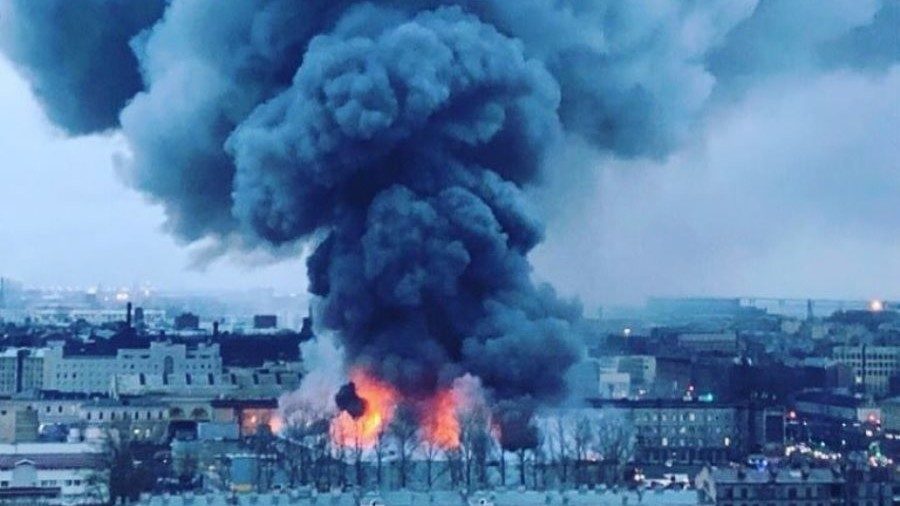 Click to enlarge st petersburg mall fire