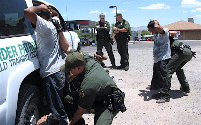 Click to enlarge border park arrests