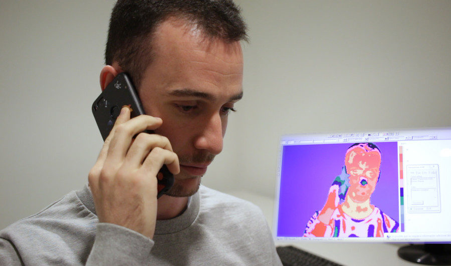 Man on phone