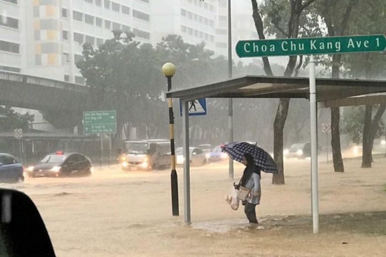 Several parts of Singapore,