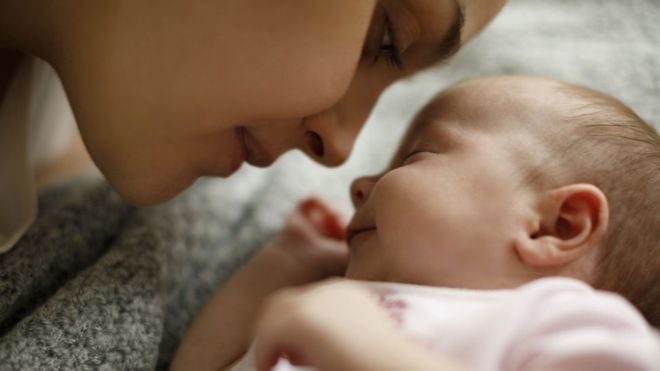 Mother and baby
