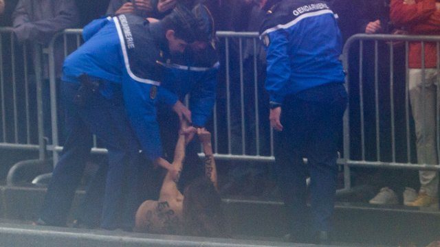 FEMEN protester Trump