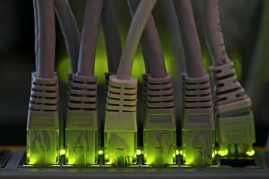 Click to enlarge Mining network cables