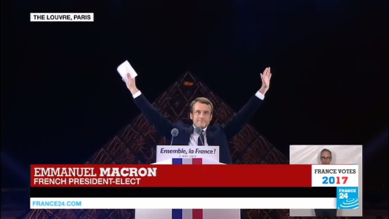 macron louvre