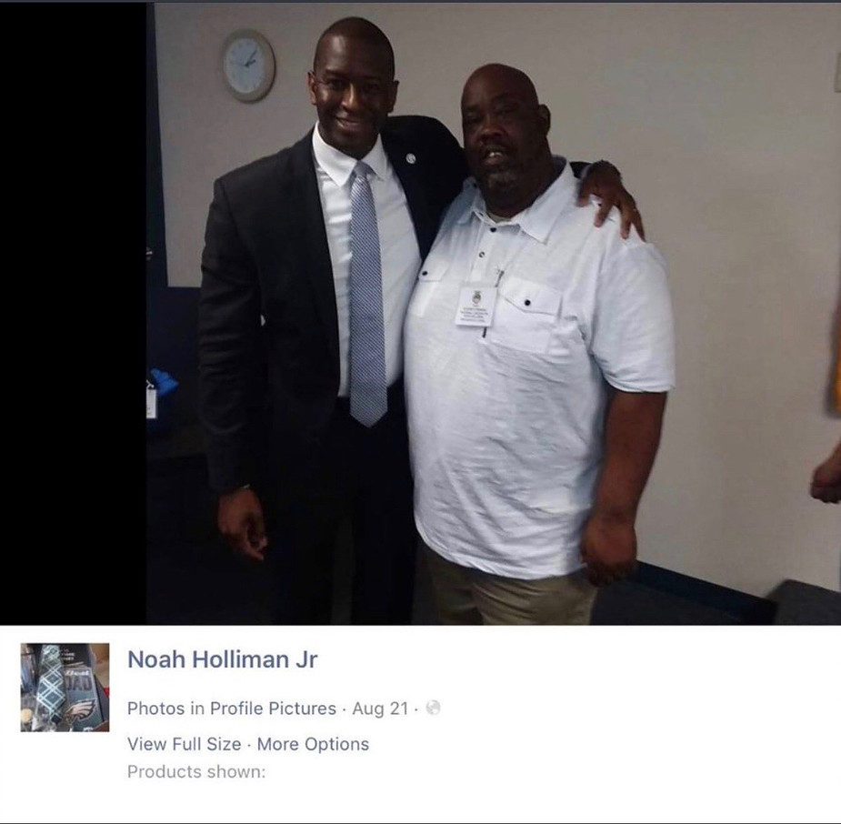 Noah holliman Andrew gillum florida election
