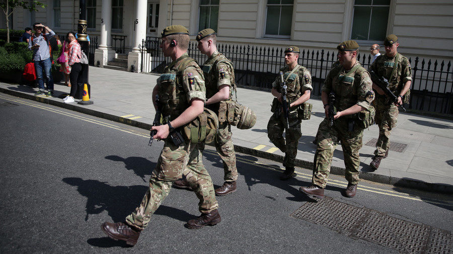 Click to enlarge british army street
