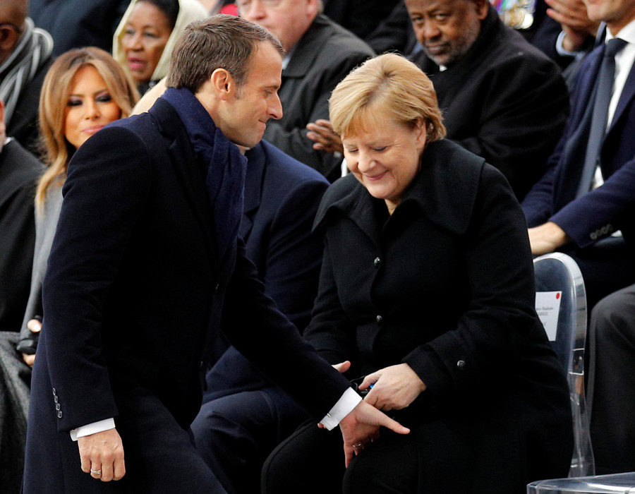 Macron Merkel