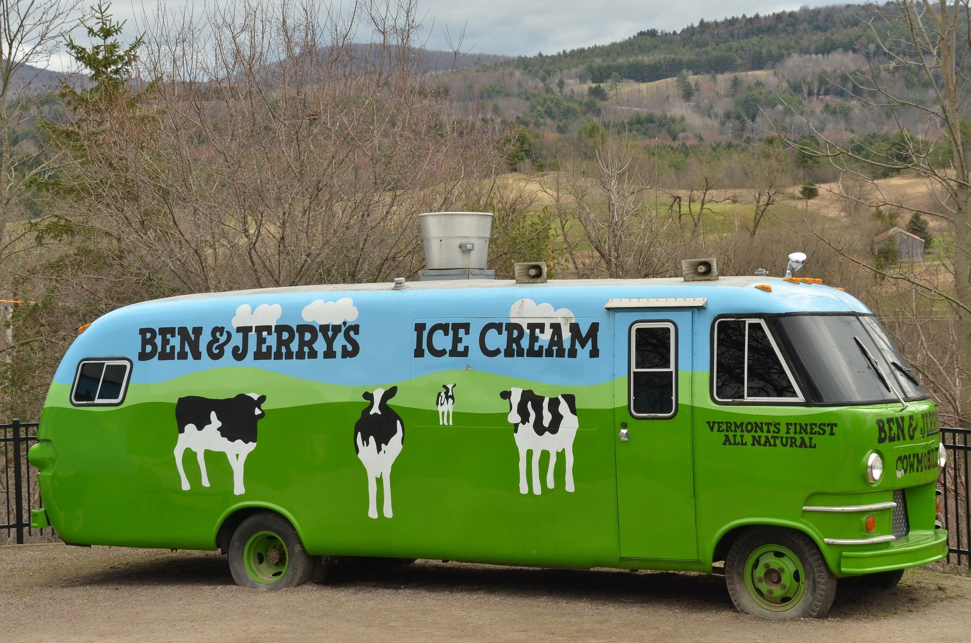 Click to enlarge Ben & Jerry's van