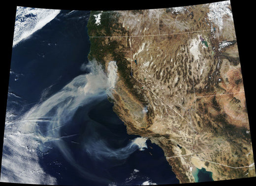 california wildfires satellite 2018