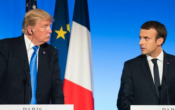 Click to enlarge Macron Trump
