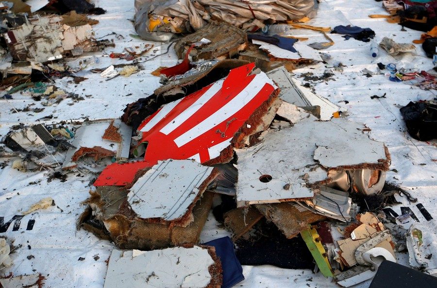 Click to enlarge Lion Air flight JT610 Wreckage