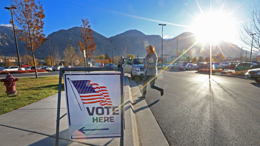 us election vote sign