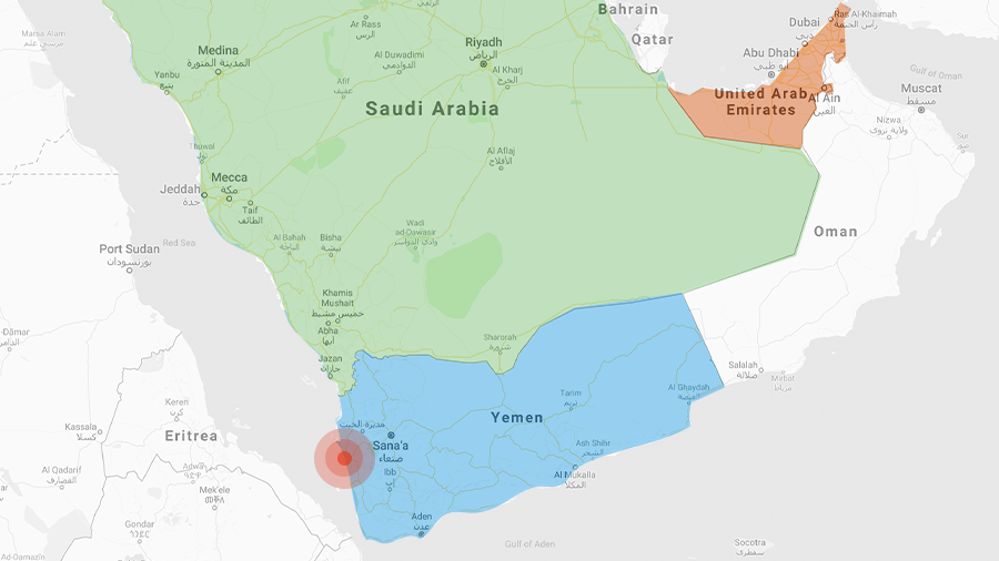 Click to enlarge yemen arabian peninsula